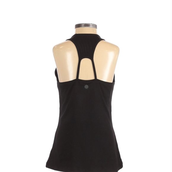 Athleta Tops - ATHLETA | Cutout Racerback Full Body Workout Tank Black Small